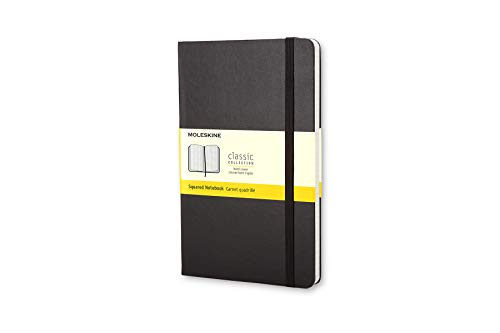 Venta Internacional- Cuaderno Clásico Moleskine Tapa Dura Bolsillo 3.5'' X 5.5'' Cuadriculado Negro 192 Páginas