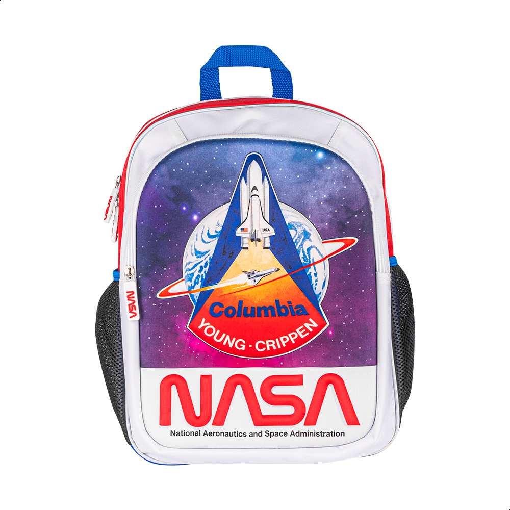 Foto 2 pulgar | Techzone Mochila Escolar Nasa Con Nave Termoformado 3d, 2 Amplios Compartimentos Y Bolsas Laterales De Malla