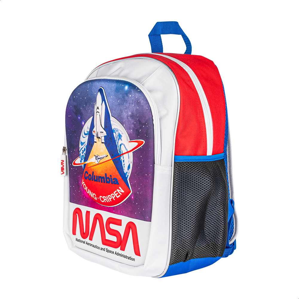 Foto 3 pulgar | Techzone Mochila Escolar Nasa Con Nave Termoformado 3d, 2 Amplios Compartimentos Y Bolsas Laterales De Malla