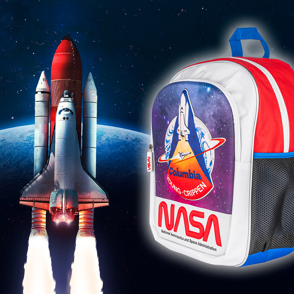 Foto 7 | Techzone Mochila Escolar Nasa Con Nave Termoformado 3d, 2 Amplios Compartimentos Y Bolsas Laterales De Malla