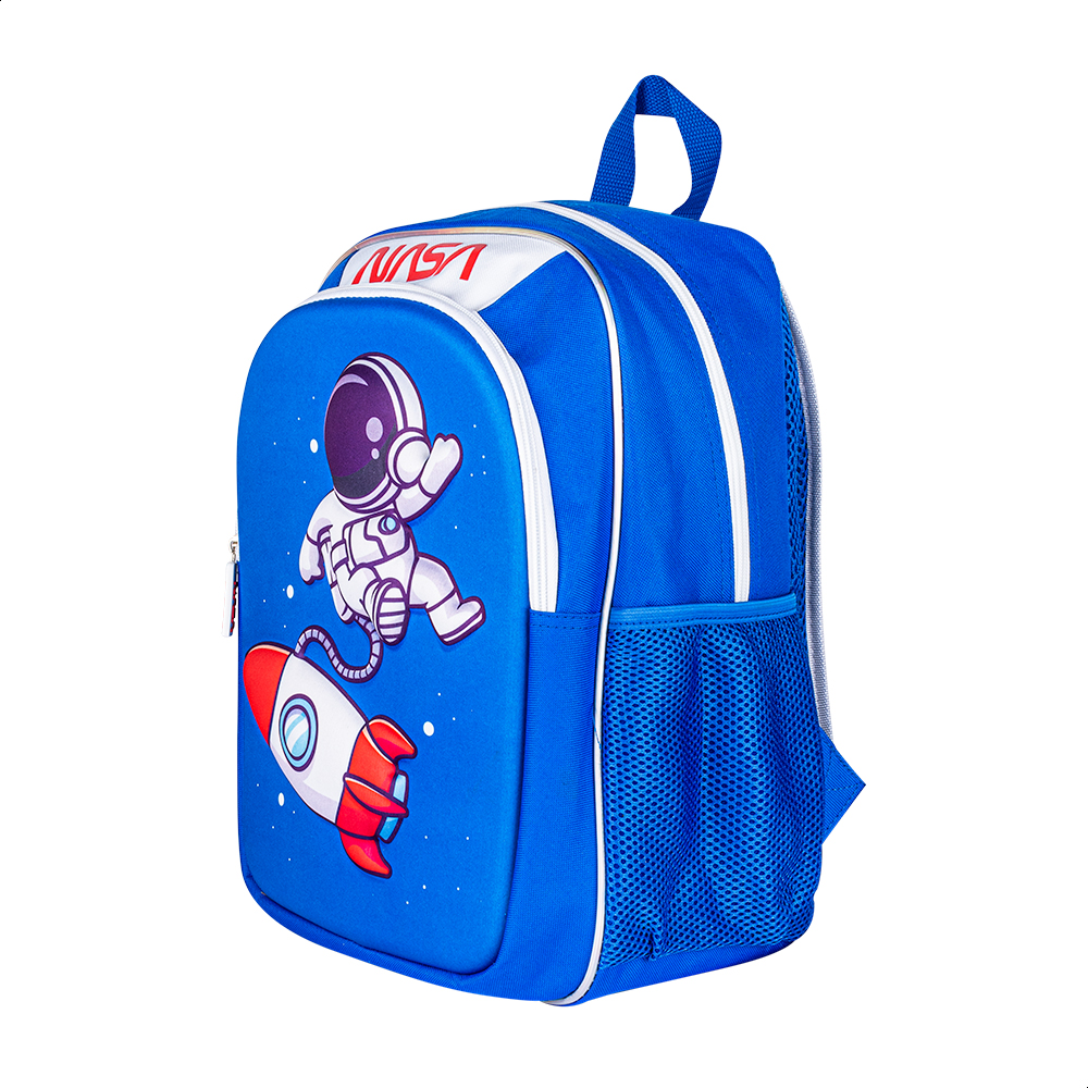Foto 3 pulgar | Techzone Mochila Escolar Nasa Con Astronauta 3d, 2 Amplios Compartimentos Y Bolsas Laterales De Malla