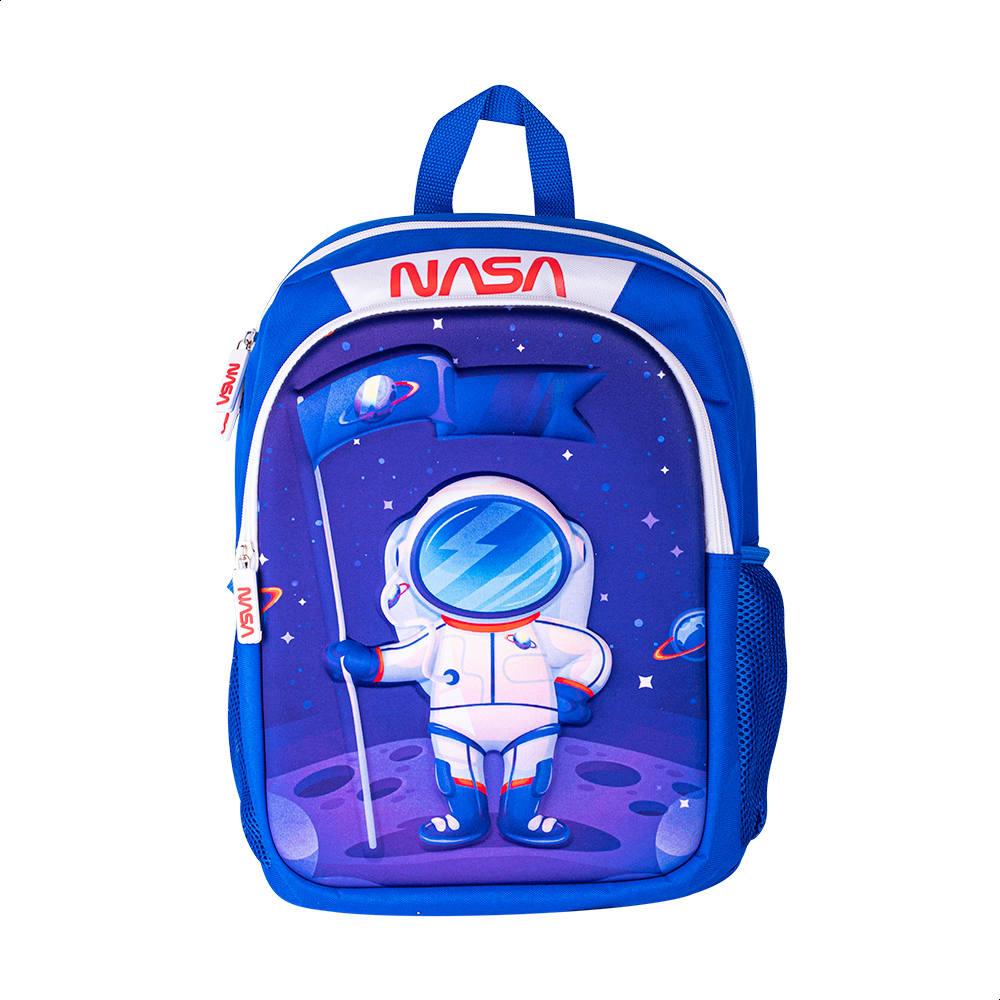 Foto 2 pulgar | Techzone Mochila Escolar Nasa Astronauta 3d El Alunizaje, 2 Amplios Compartimentos Y Bolsas Laterales De Malla