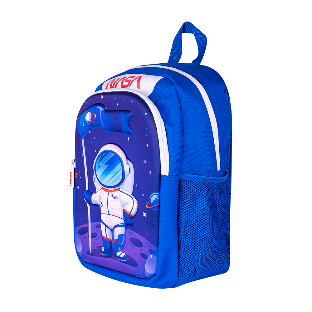 Foto 2 | Techzone Mochila Escolar Nasa Astronauta 3d El Alunizaje, 2 Amplios Compartimentos Y Bolsas Laterales De Malla