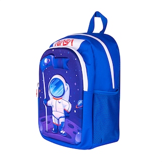 Foto 2 | Techzone Mochila Escolar Nasa Astronauta 3d El Alunizaje, 2 Amplios Compartimentos Y Bolsas Laterales De Malla