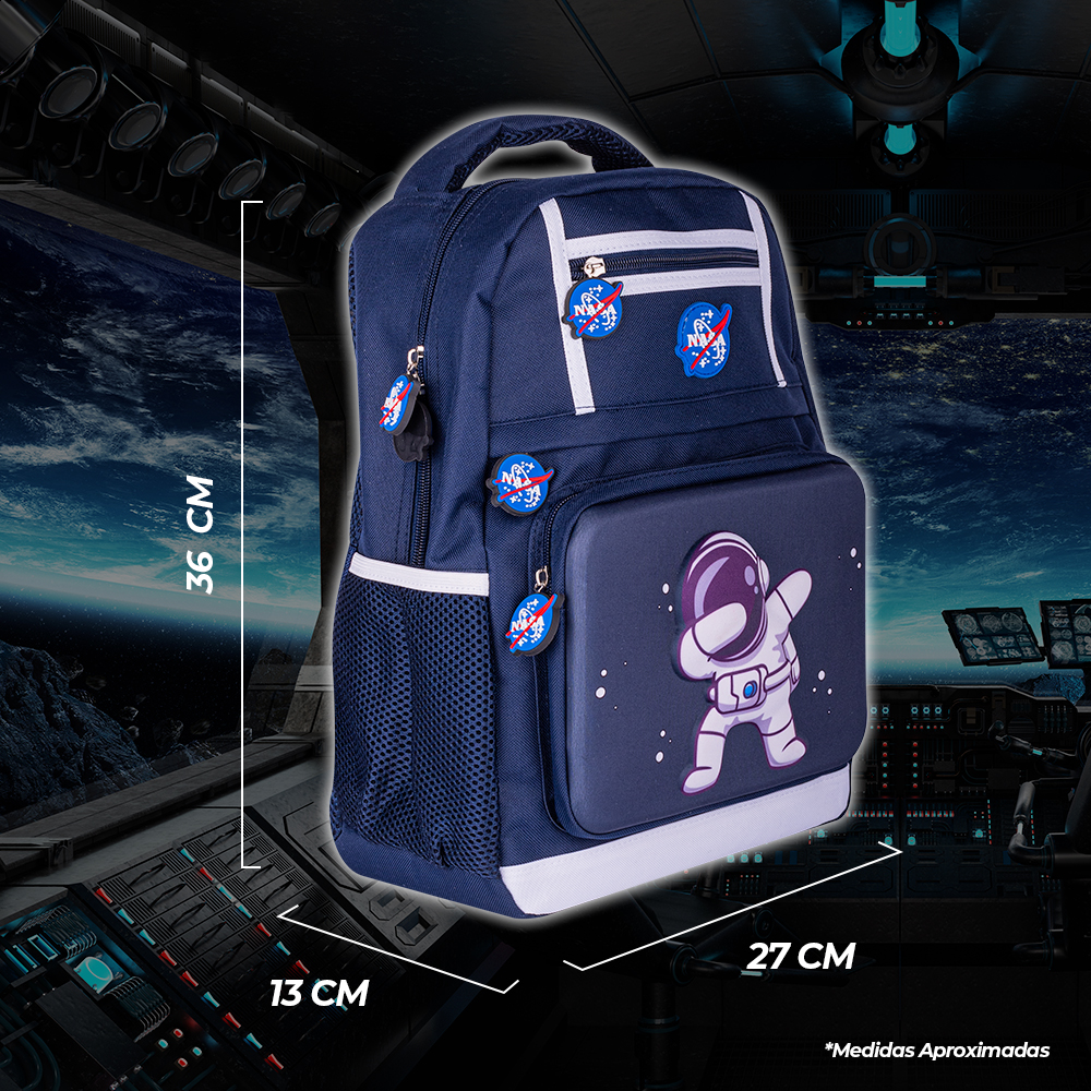 Foto 7 pulgar | Mochila Nasa Nsbp14 color Azul