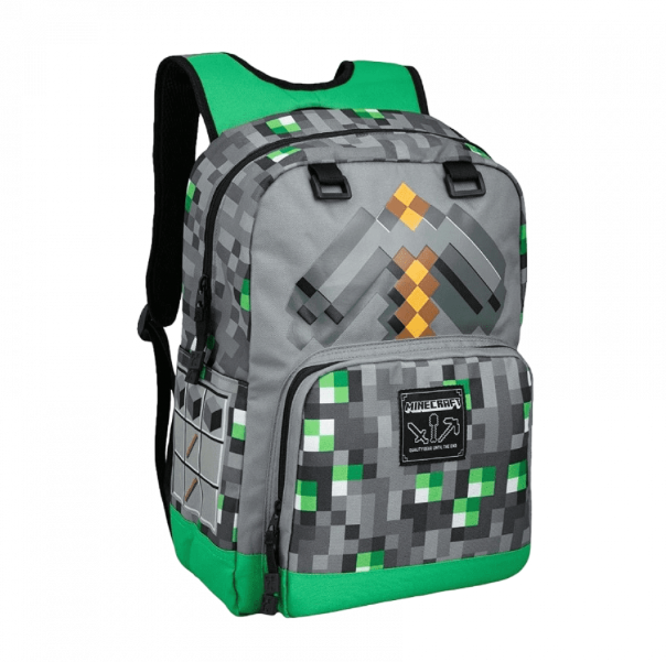 Venta Internacional - Mochila + Lapicera + Lonchera  J-one Minecraft Multicolor para Niños 3 Piezas