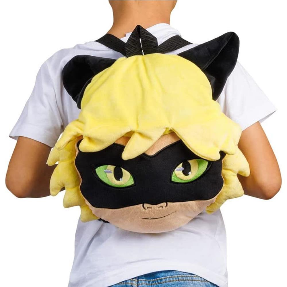 Foto 2 pulgar | Venta Internacional- Mochila Escolar de Peluche Gato Miraculous Nior 12''