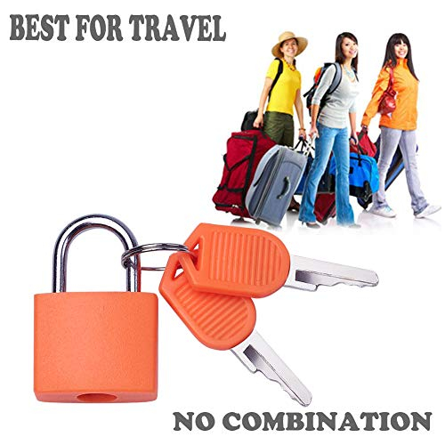 Foto 4 pulgar | Venta Internacional- Candado Layssa Pequeño con Llave para Equipaje Mochila Taquilla Maleta 8 PZAS Multicolor