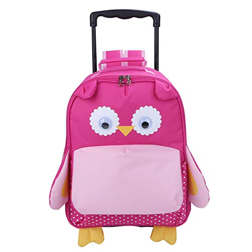 Foto 3 pulgar | Venta Internacional-Mochila Escolar Yodo color Rosa con Ruedas