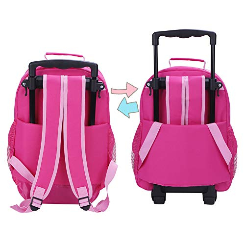 Foto 5 | Venta Internacional-Mochila Escolar Yodo color Rosa con Ruedas