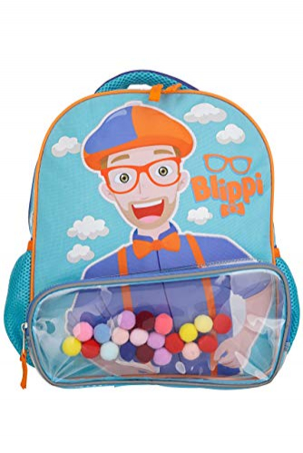 Foto 2 pulgar | Venta Internacional- Mochila Blippi con Bolsillo Frontal Transparente y Bolsillos Laterales de Malla con Sonido