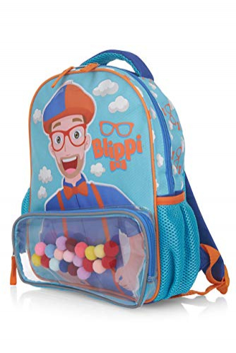 Foto 4 pulgar | Venta Internacional- Mochila Blippi con Bolsillo Frontal Transparente y Bolsillos Laterales de Malla con Sonido