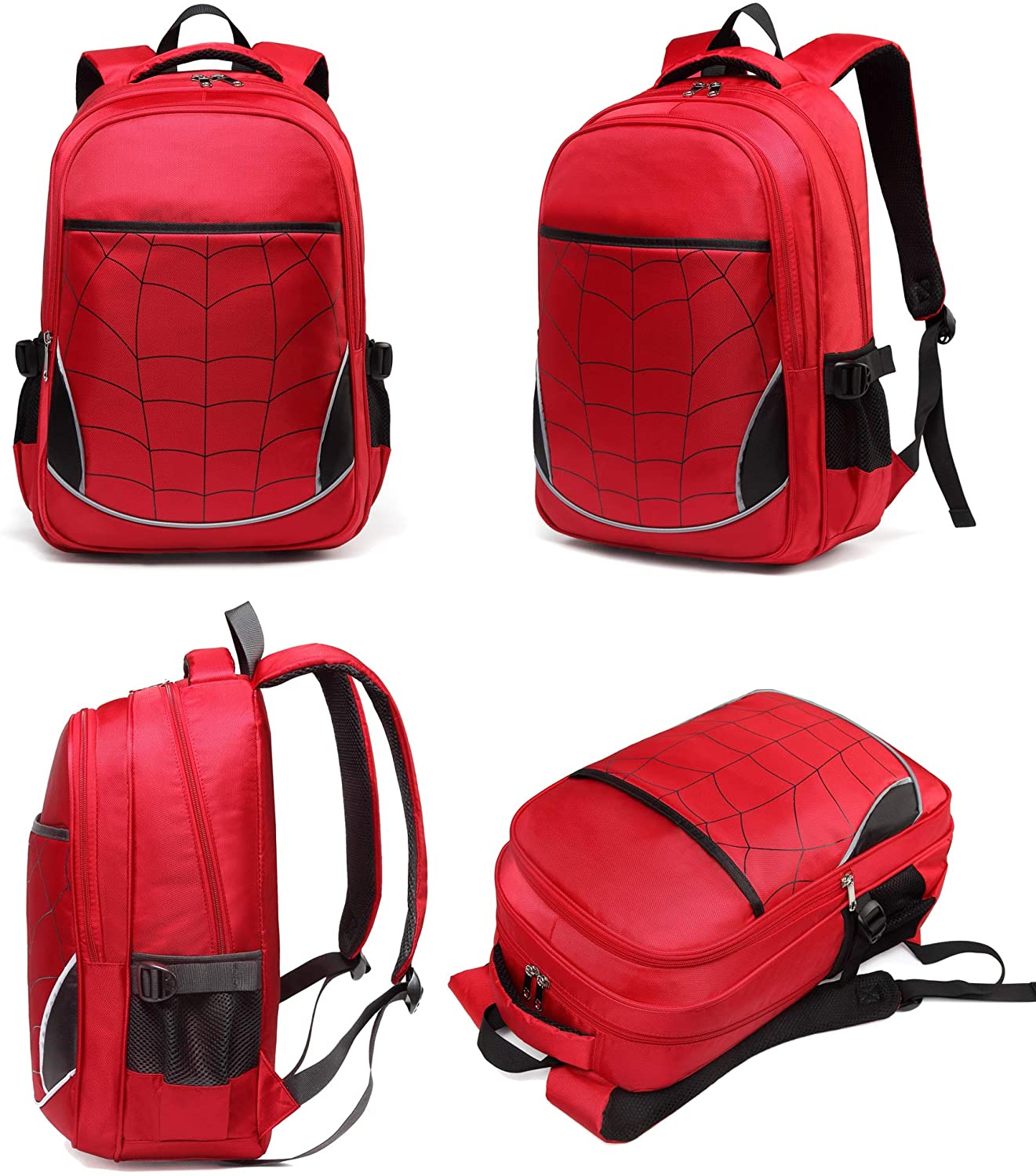 Foto 4 pulgar | Venta Internacional- Mochila Infantil para Niños Bolsa Escolar Duradera Roja