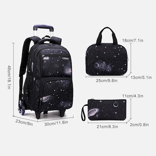 Foto 2 | Venta Internacional - Set de Mochila con Ruedas + Lonchera y Estuche Para Lápices