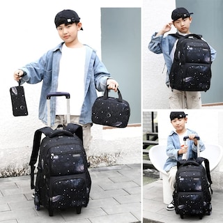 Foto 5 | Venta Internacional - Set de Mochila con Ruedas + Lonchera y Estuche Para Lápices