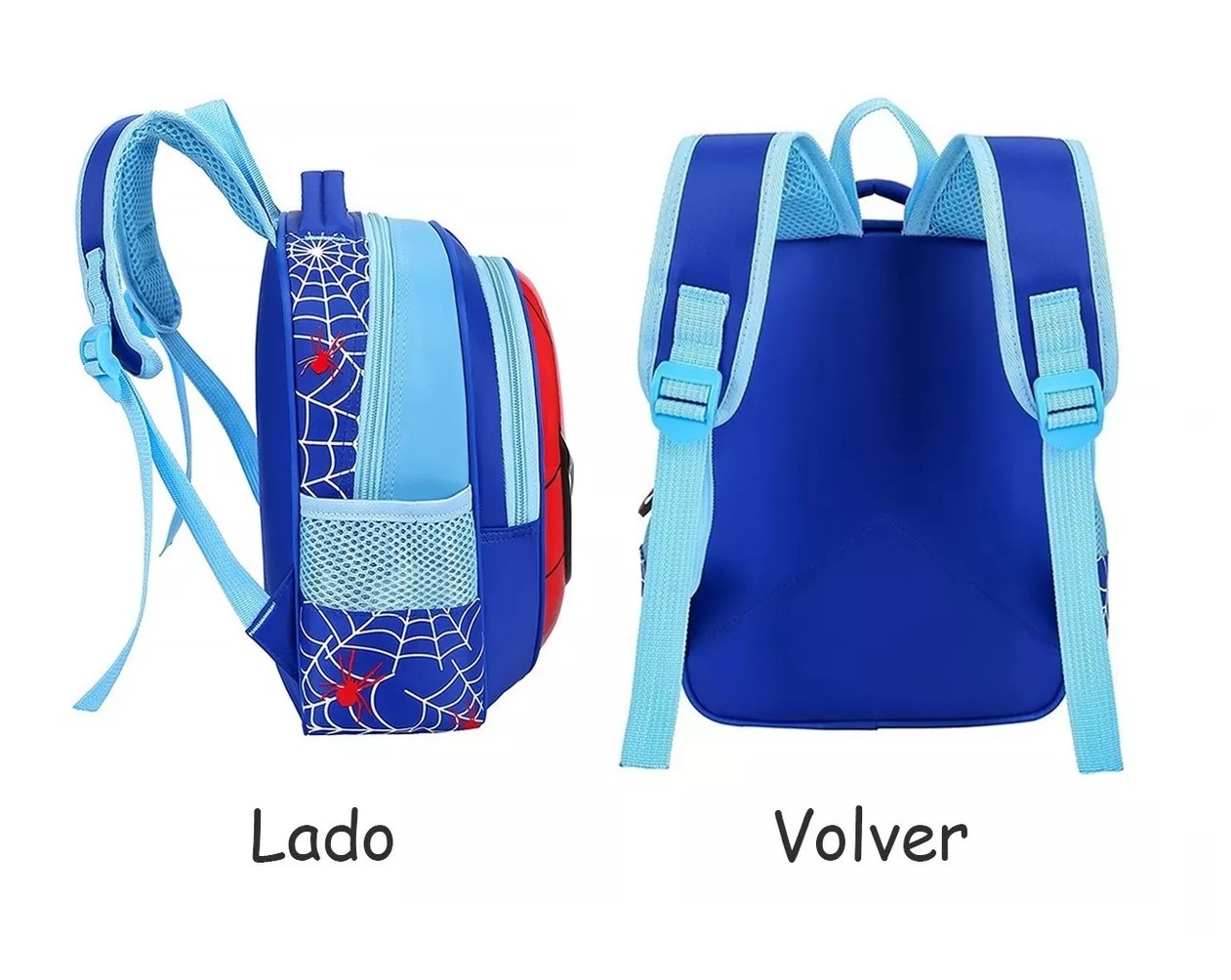 Foto 5 | Mochila Preescolar Spider Man 3d Dibujos Animados color Azul