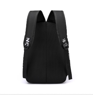 Foto 4 | Venta Internacional - Mochila Beibao Negra con Logo Akatsuki de Naruto