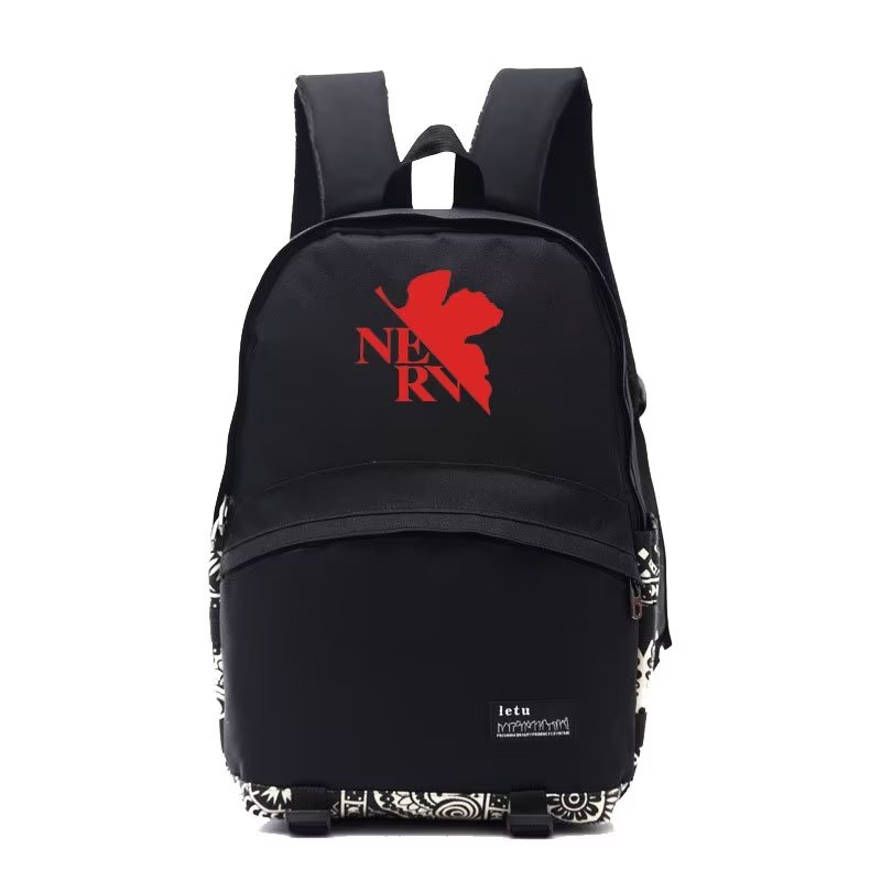 Foto 2 pulgar | Venta Internacional - Mochila De Gran Capacidad Anime Eva Nerv Estampado Hoja Moda