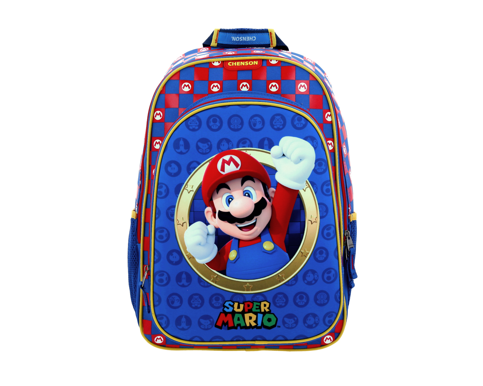 Mochila Chenson Mario Bros Azul Marsh