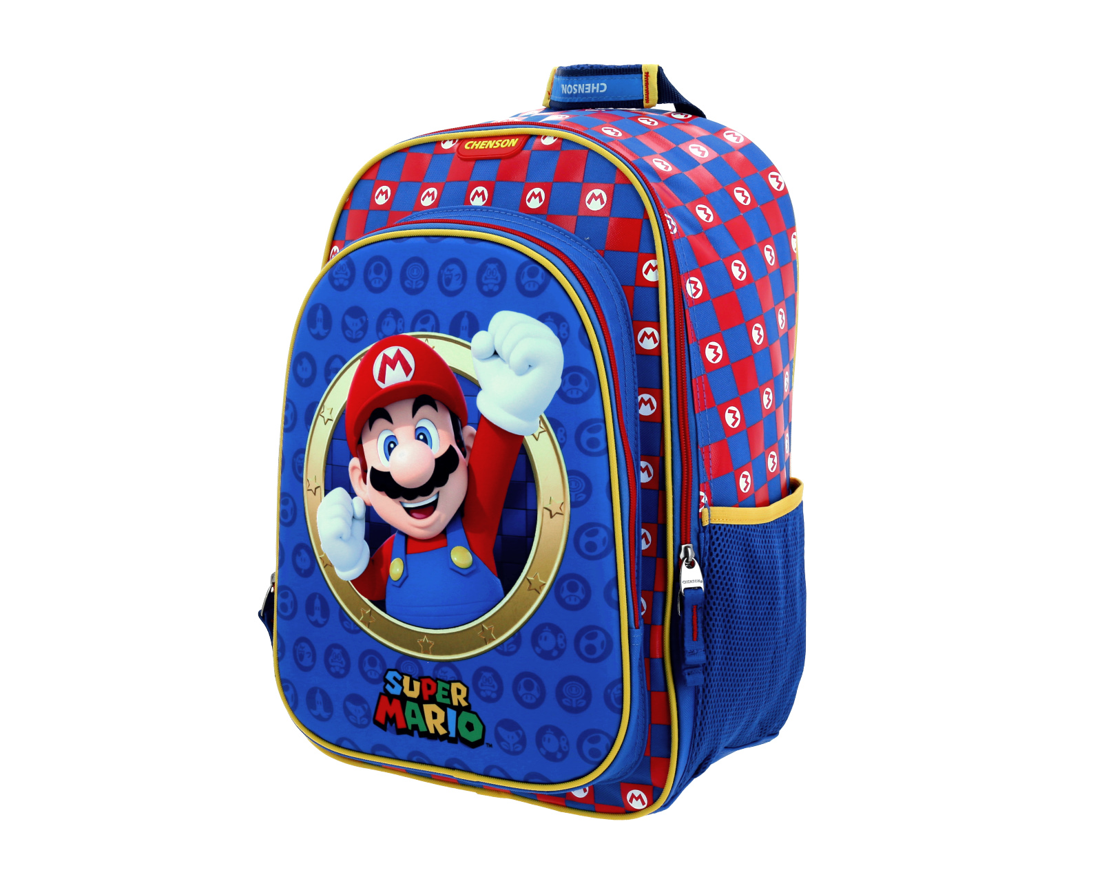 Foto 3 pulgar | Mochila Chenson Mario Bros Azul Marsh