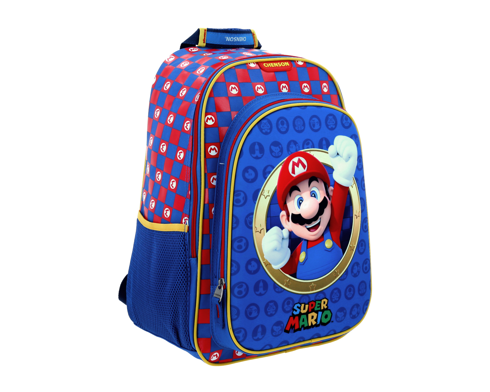 Foto 7 pulgar | Mochila Chenson Mario Bros Azul Marsh