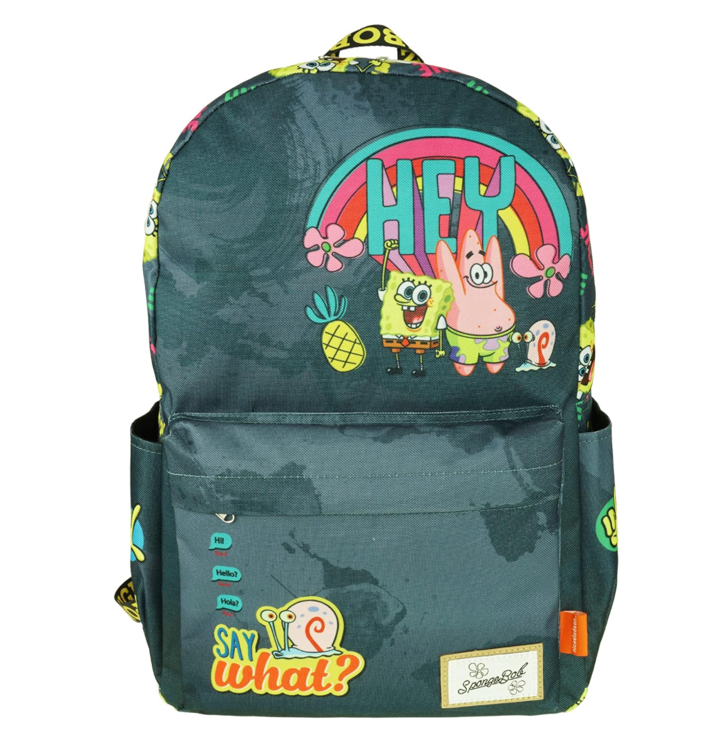 Mochila De Bob Esponja Con Compartimento