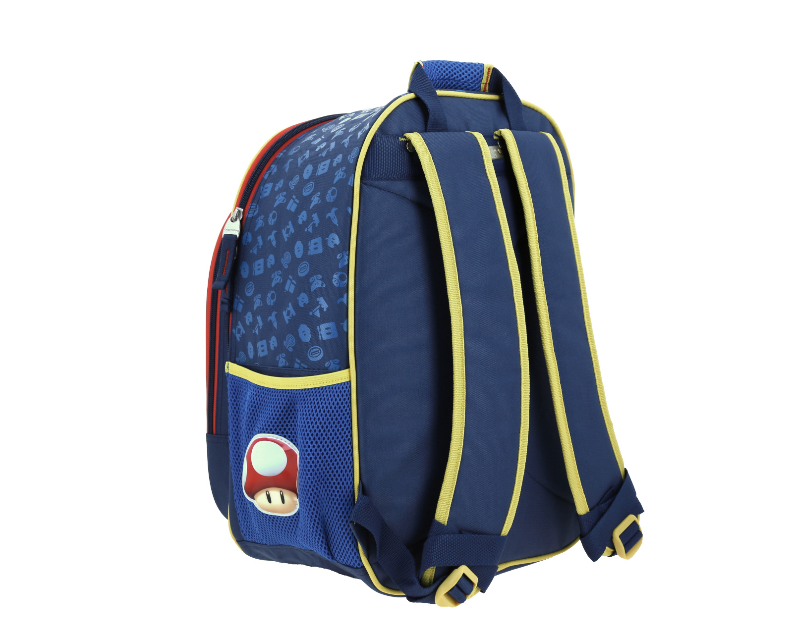 Foto 4 pulgar | Mochila Grande Escolar Chenson Mario Bros Azul
