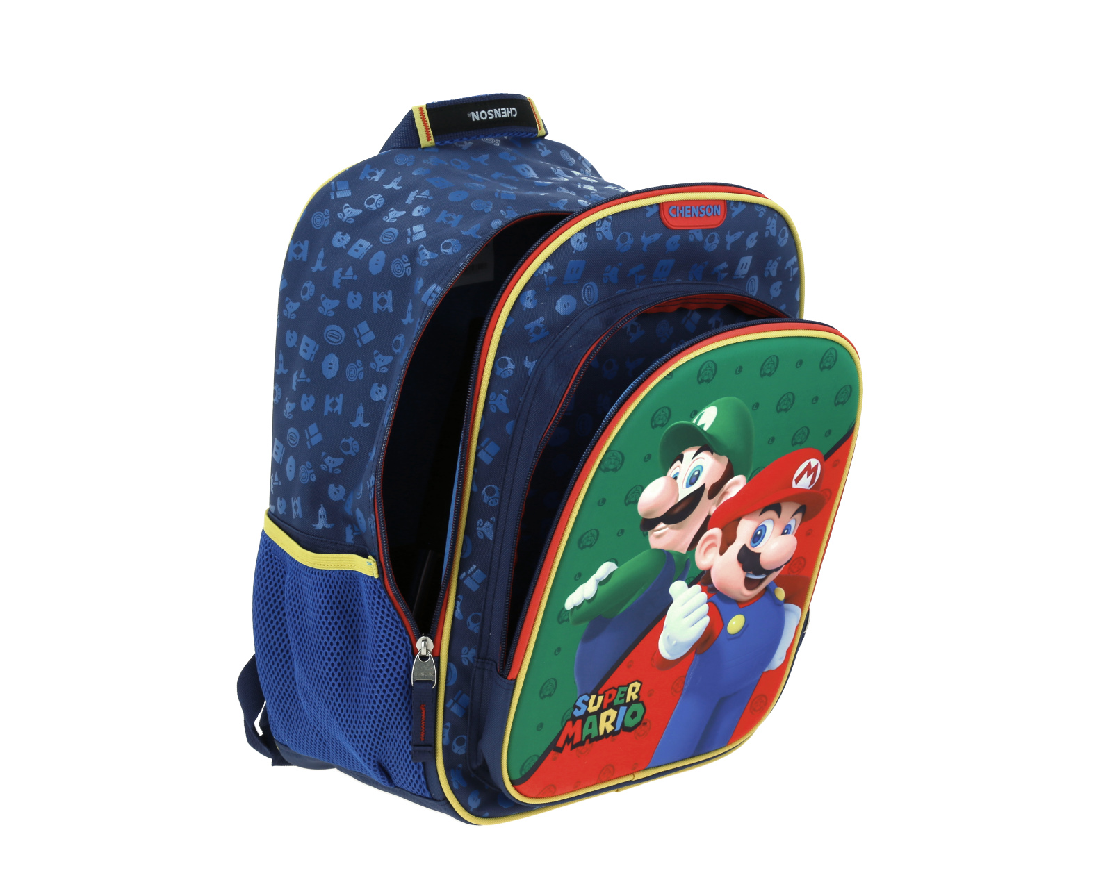 Foto 7 | Mochila Grande Escolar Chenson Mario Bros Azul