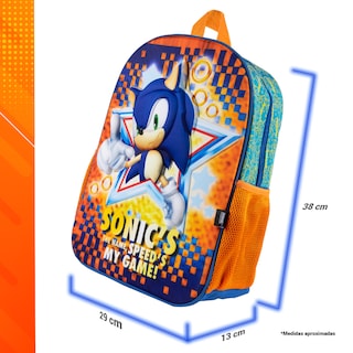 Foto 3 | Mochila Escolar Ginga Sonic Diseño 3d Step It Up