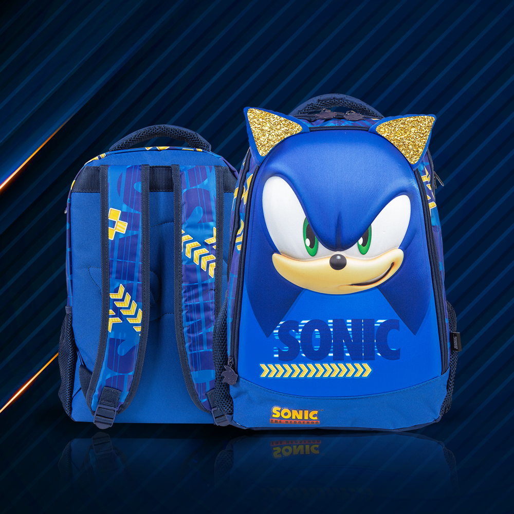 Foto 7 pulgar | Mochila Escolar Ginga Sonic 16 Pulgadas Diseño 3d