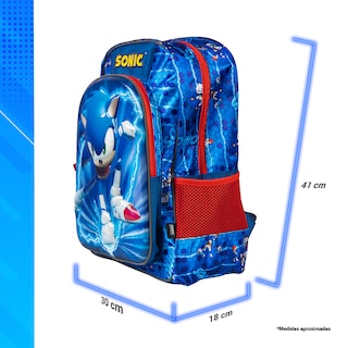 Foto 4 | Mochila Escolar Ginga Sonic 3d Speed Force Edition