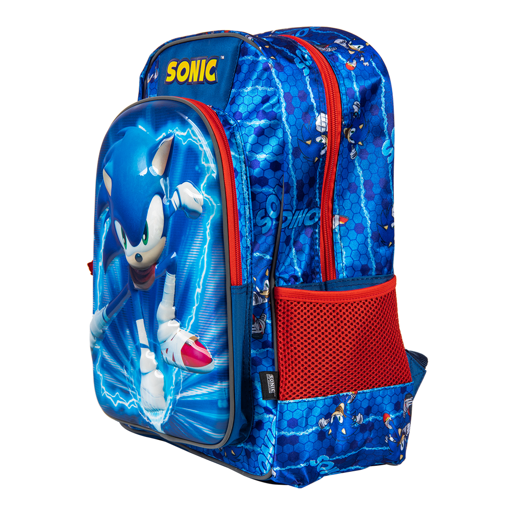 Foto 7 pulgar | Mochila Escolar Ginga Sonic 3d Speed Force Edition