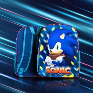 Foto 8 | Mochila Escolar Ginga Sonic 14 Pulgadas Diseño 3d