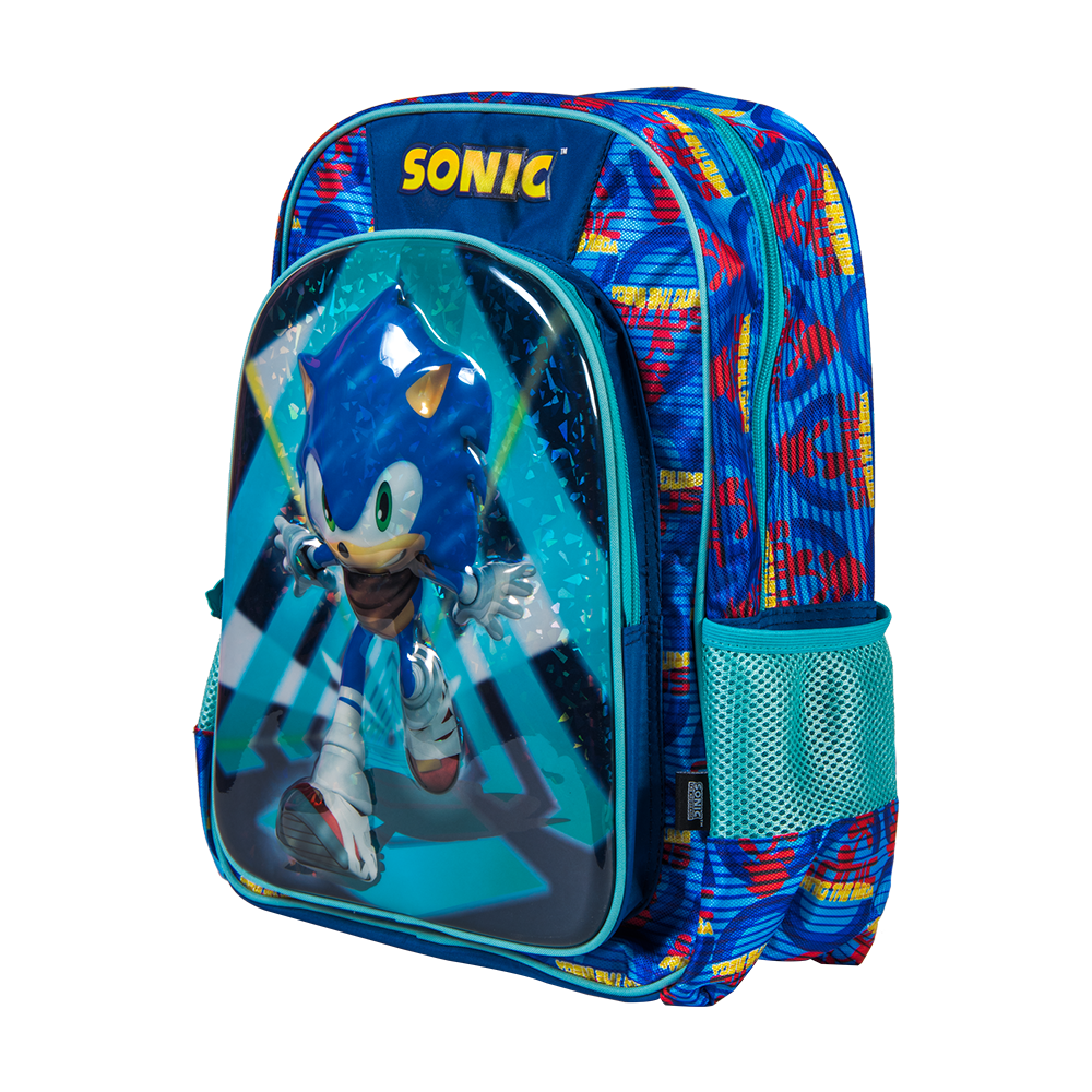 Foto 2 pulgar | Mochila Escolar Ginga Sonic Diseño 3d