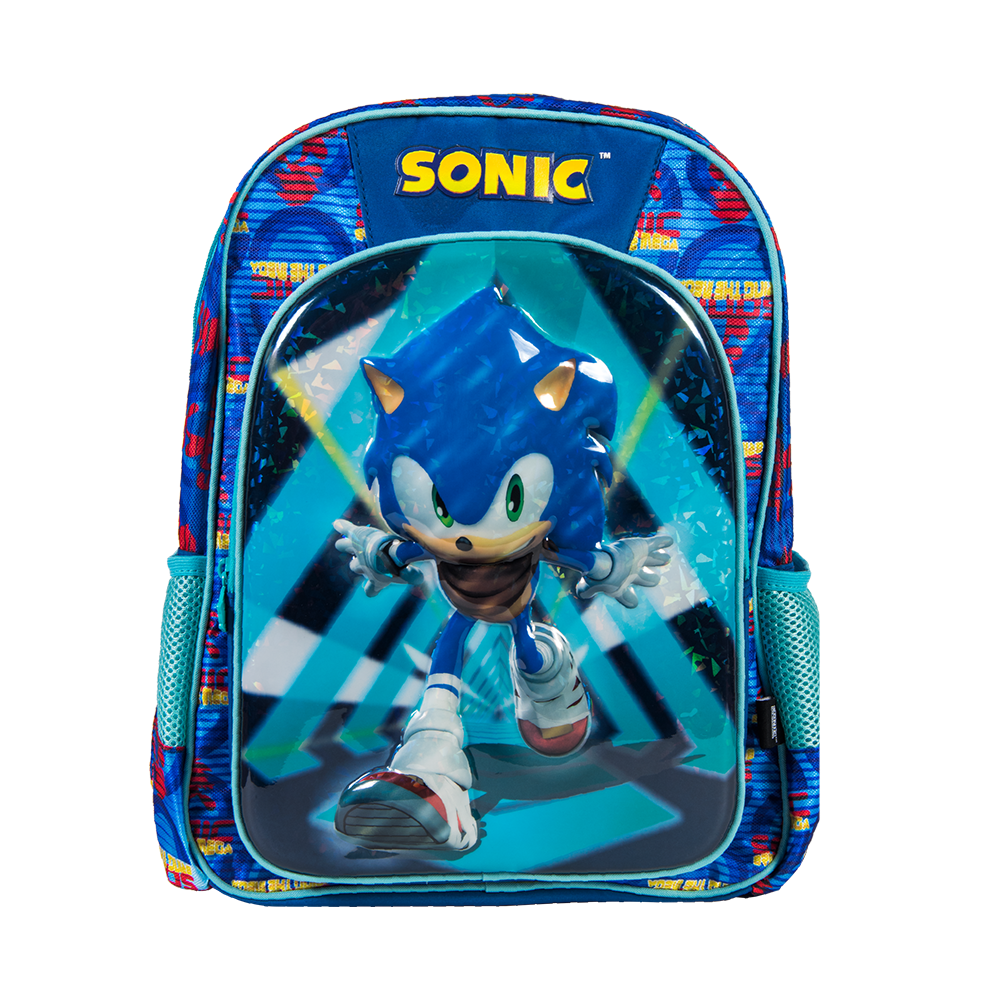 Foto 4 pulgar | Mochila Escolar Ginga Sonic Diseño 3d