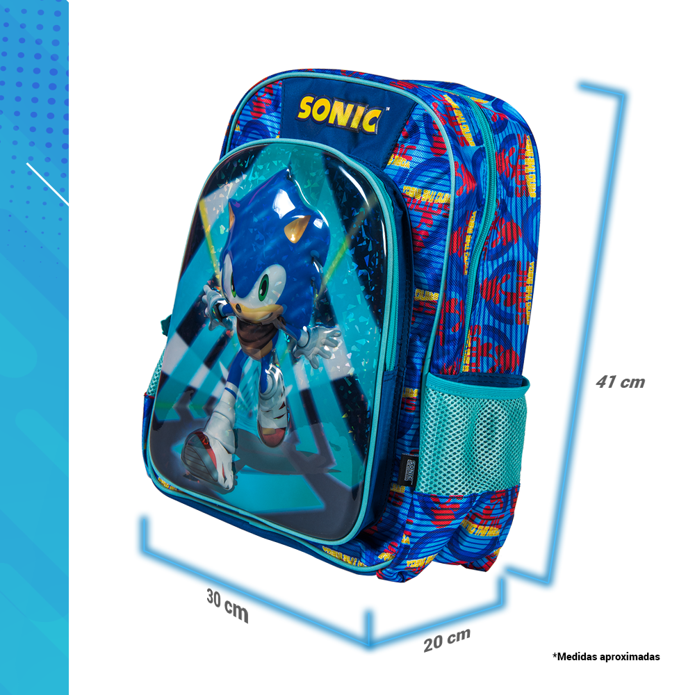 Foto 6 | Mochila Escolar Ginga Sonic Diseño 3d