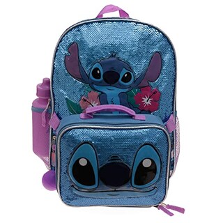Foto 2 | Venta Internacional - Set de Mochilas Disney Lilo & Stitch Girl con Kit de Almuerzo y Botella de Agua
