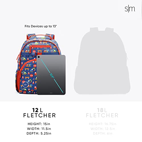 Foto 6 pulgar | Venta Internacional - Mochila Simple Y Moderna Fletcher Pequeños En Edad Escolar para Niños