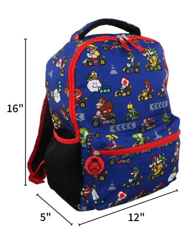 Foto 3 pulgar | Venta Internacional - Mochila Nintendo Mario Kart En Edad Escolar Y Niñas De 40 Cm para Niños