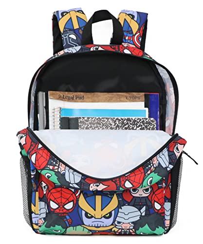 Foto 5 | Venta Internacional - Mochila Marvel Kawaii Avengers Superheroes Para Niño De 40 Cm