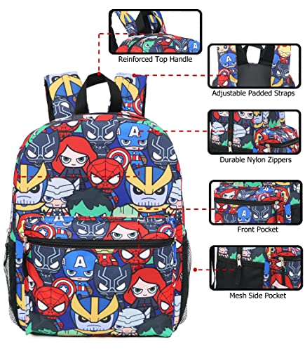 Foto 8 pulgar | Venta Internacional - Mochila Marvel Kawaii Avengers Superheroes Para Niño De 40 Cm