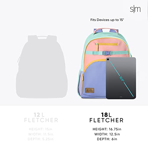 Foto 6 pulgar | Venta Internacional - Mochila Fletcher Simple Y Moderna En Edad Escolar