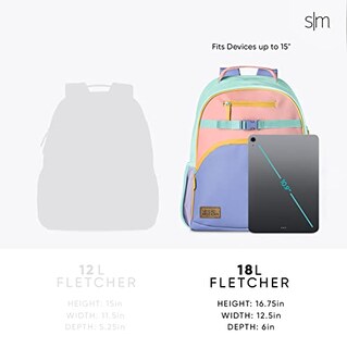 Foto 5 | Venta Internacional - Mochila Sencilla Y Moderna Nickelodeon Viacom Kids School De 18 Litros