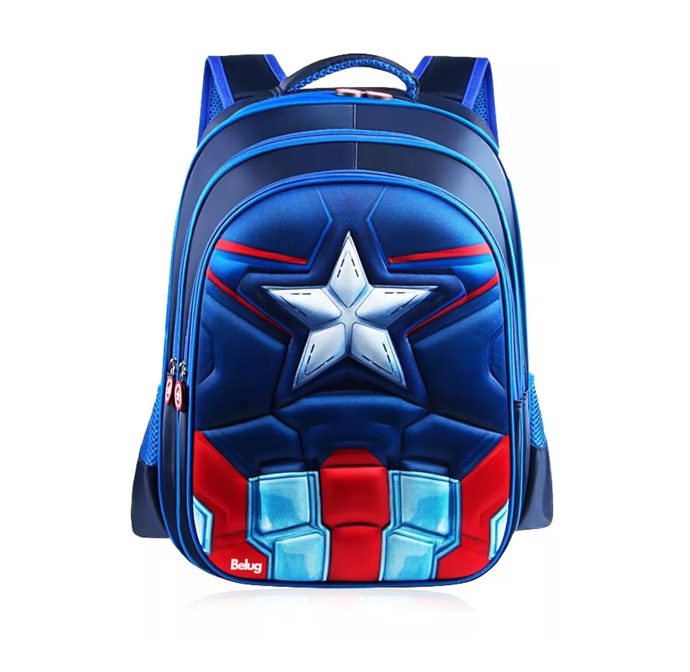 Foto 1 | Mochila Escolar Belug Capitán América Azul
