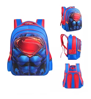 Foto 2 | Mochila Lab.G Superman Azul Impermeable