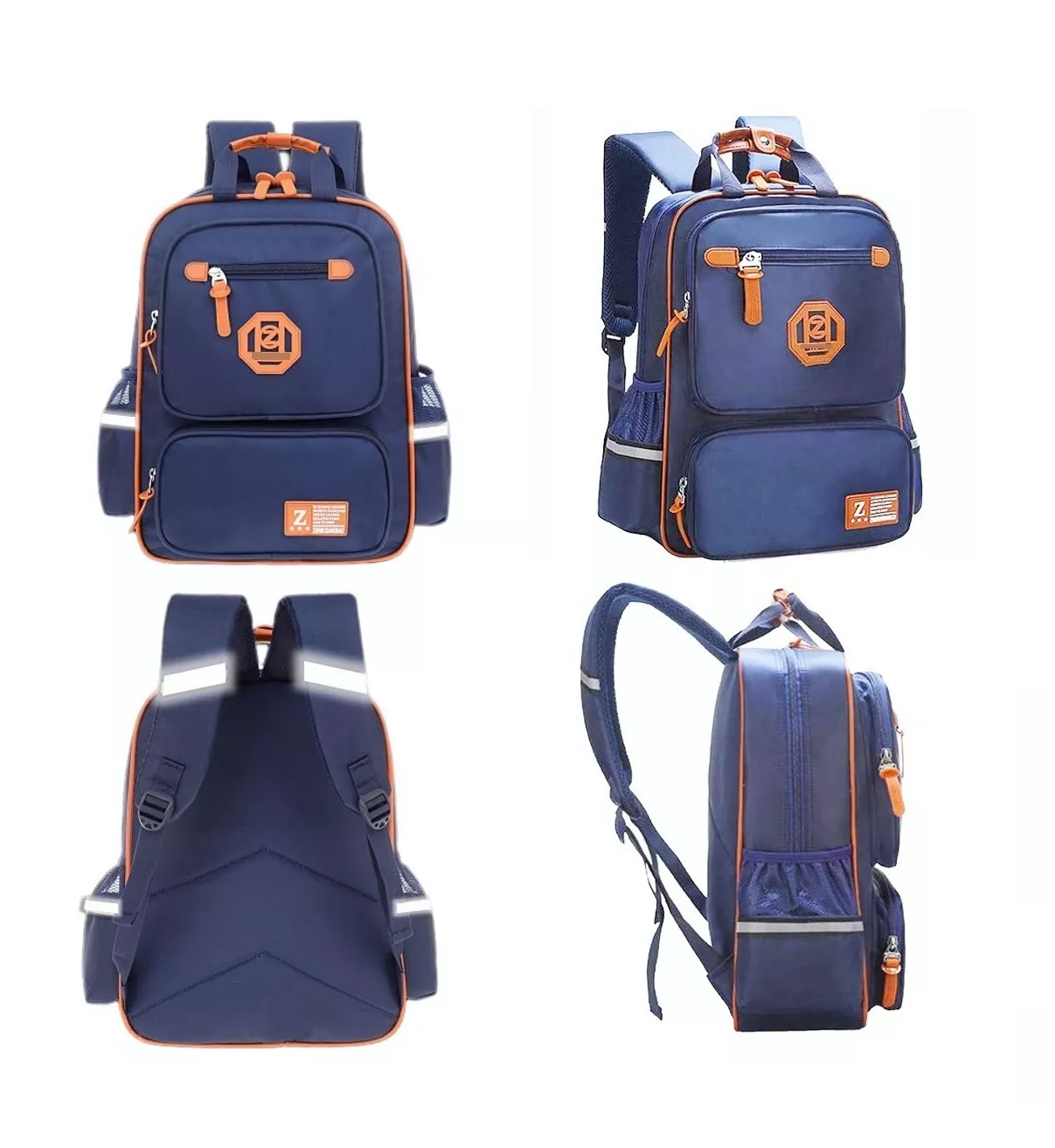 Foto 4 pulgar | Mochila Lab.G Azul Impermeable
