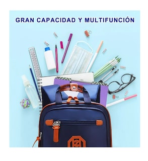 Foto 4 | Mochila Lab.G Azul Impermeable