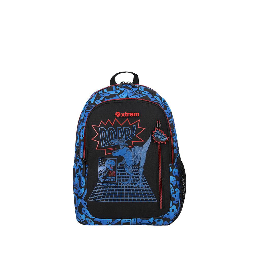 Foto 2 pulgar | Mochila Xtrem Logan Blue Dino Azul Infantil