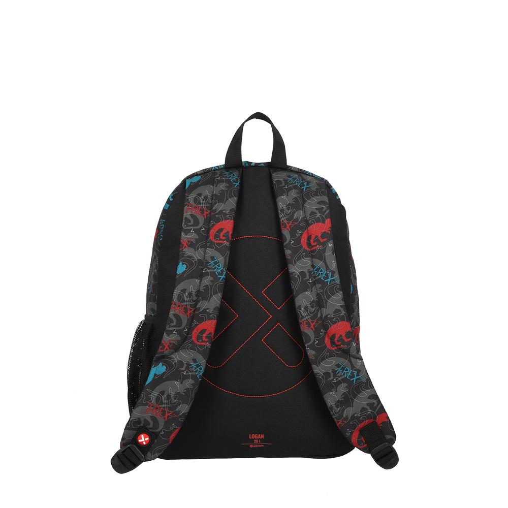 Foto 3 | Mochila Xtrem Logan Black Dino Negra