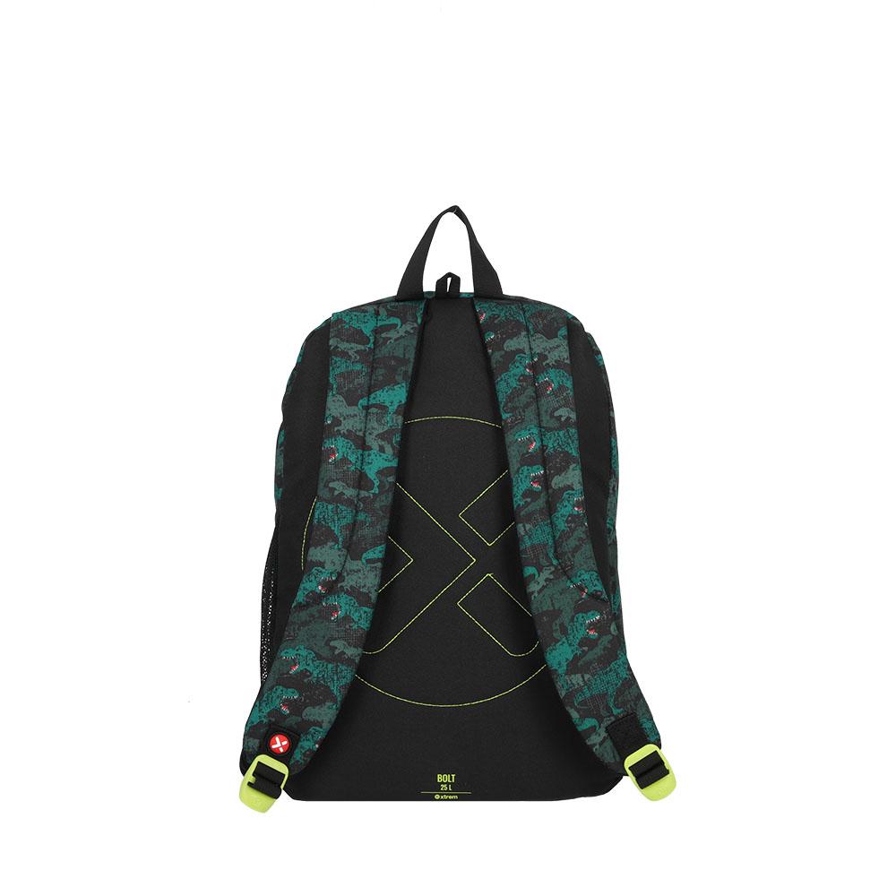 Foto 4 pulgar | Mochila Xtrem Bolt Green Dino Verde